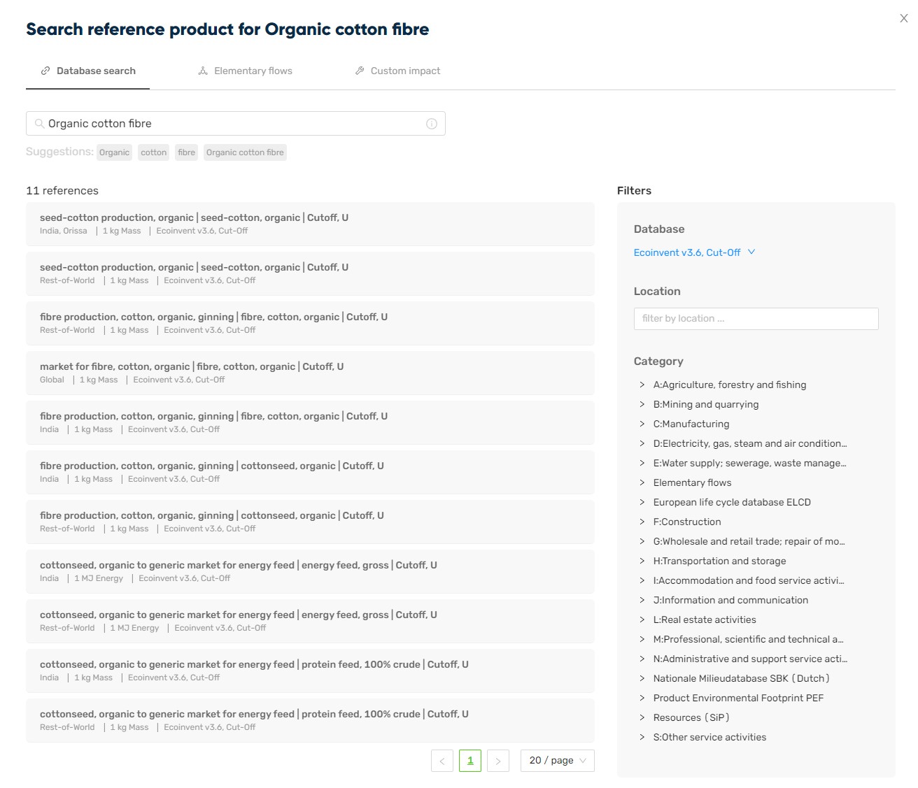 screenshot of Ecochain Mobius